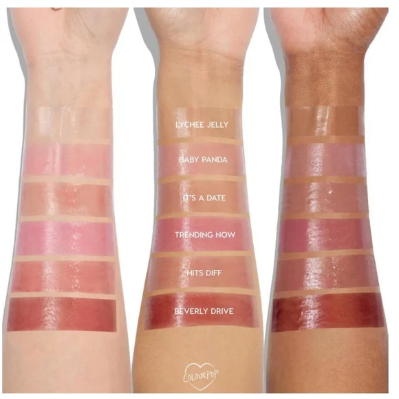 ColourPop So Juicy Plumping Glossy Lip Oil - Shade: Lychee (Clear) 🆕 - Picture 4 of 5